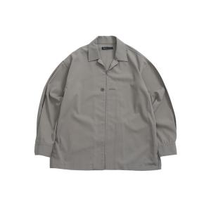 シャツ ブラウス 「08sircus/ゼロエイトサーカス」 Viscose stretch zip shirt jacketの商品画像