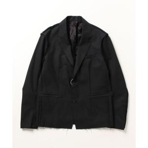 ジャケット テーラードジャケット 「ALMOSTBLACK/オールモストブラック」 INSIDE OUT DESIGN JACKET メンズの商品画像