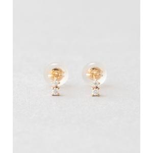 Jouete（ジュエッテ） ピアス K10YG ブラウンダイヤモンド ピアス