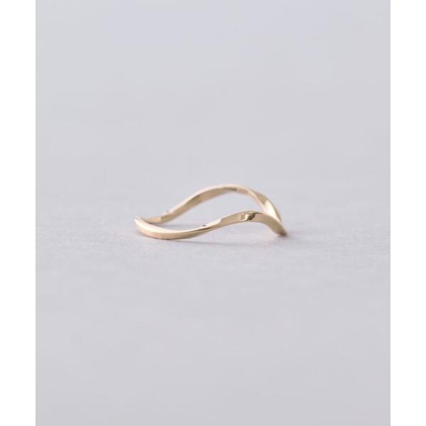 指輪 リング K10YG レイヤー リング レディース