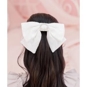 MA*RS（マーズ） ヘアクリップ ビッグりぼん×ビジューハートリング