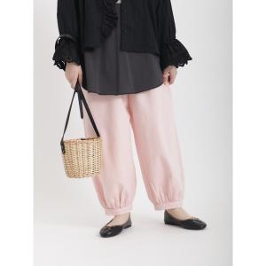 パンツ 綿麻バルーンパンツ