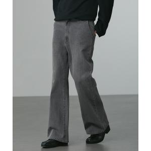 LURAKU ジーンズ 「LURAKU」Semi-flared Rigid Denim