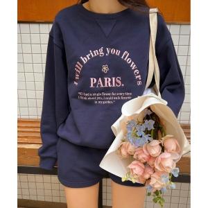 トレーナー スウェット PARISロゴ刺繍スウェット レディース｜ZOZOTOWN Yahoo!店