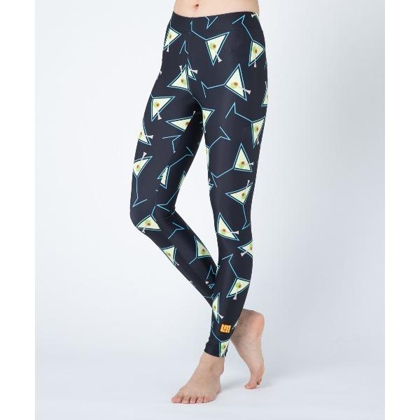 レギンス スパッツ 「Loudmouth:ラウドマウス」レディースプリント柄ロングスパッツ　ゴルフ ...