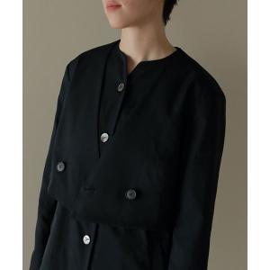 エブール ノーカラーコート 18AW 2810400103 レディース SIZE 36 (S