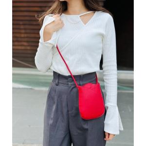 ショルダーバッグ バッグ Legato Largo/ レガートラルゴ / チューリップモチーフ スマホショルダー / LG-F3092 レディース