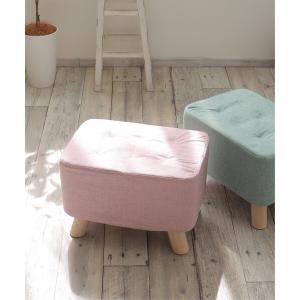 Francfranc（フランフラン） 家具 ジェム スツール グレーxピンク