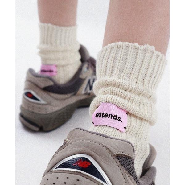 靴下 バックデザイン厚手リブソックス レディース メンズ