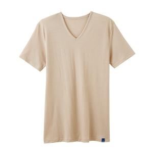 COOLMAGIC/クールマジック VネックTシャツ 鹿の子 吸汗速乾＆消臭 メンズ