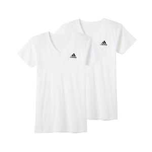 下着 キッズ adidas/アディダス BOY'S VネックTシャツ 吸汗速乾 2枚組｜ZOZOTOWN Yahoo!店