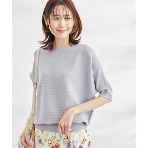 ニット ハーフスリーブパールドルマンニット