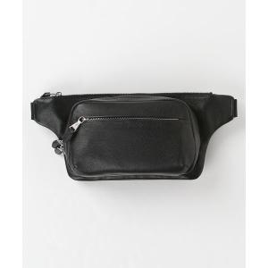 ショルダーバッグ ピーアイディー「P.I.D」レザーウエストバッグ メンズ