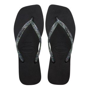 レディース サンダル havaianas (ハワイアナス) / Slim Square Logo Metallic サンダル ラバービーチサンダル｜ZOZOTOWN Yahoo!店