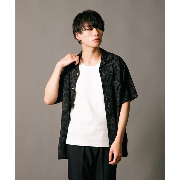 シャツ 「UNIIT/ユニット」レーヨン100％  接触冷感　総柄シャツ 　アロハシャツ 　ストリー...