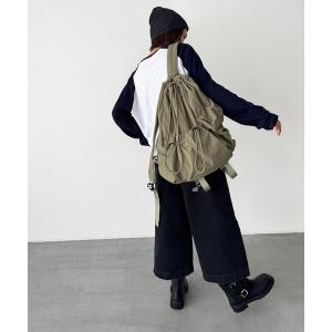 デイバック リュック El mar　ドローストリングバックパック/ナップサック レディース メンズ