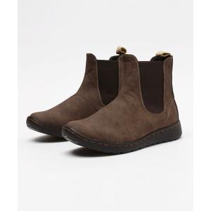 ブーツ Rin clover(リン　クローバー)ナチュラルカラー サイドゴアショートブーツ