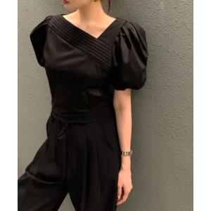 ブラウス シャツ フロントタックブラウス レディース