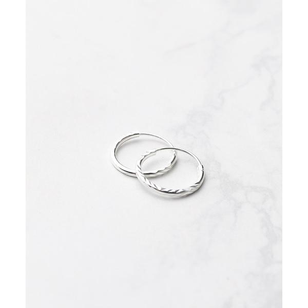 ピアス 「SILVER925」12ｍｍツイストフープピアス レディース メンズ