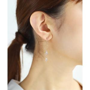 ANEMONE（アネモネ） ピアス オーロラガラスドロップフックピアス「C