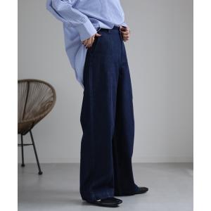 ジーンズ デニム デニムパンツ センターシームデニムパンツ / ワイドデニムパンツ レディース