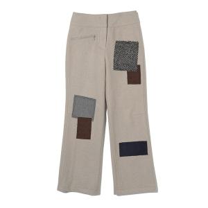 パンツ THE OPEN PRODUCT/RAW-CUT PATCHWORK PANTS/GTO224PT004 メンズ
