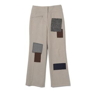 パンツ メンズ THE OPEN PRODUCT/RAW-CUT PATCHWORK PANTS/GTO224PT004