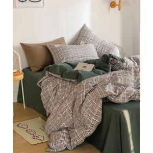 IYAN 【4点セット】ストライプ柄布団カバー/シーツ/枕カバー 3点セット】ストライプ柄布団カバー/シーツ/枕カバー(シングル) – IYAN