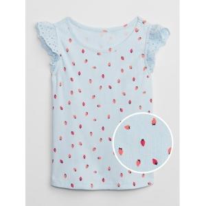 キッズ tシャツ Tシャツ babyGap リブ プリント アイレットタンクトップ｜zozo