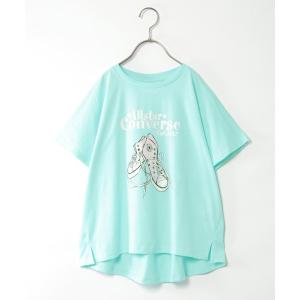 tシャツ Tシャツ CONVERSE コンバース ラメ混プリントTシャツ｜zozo