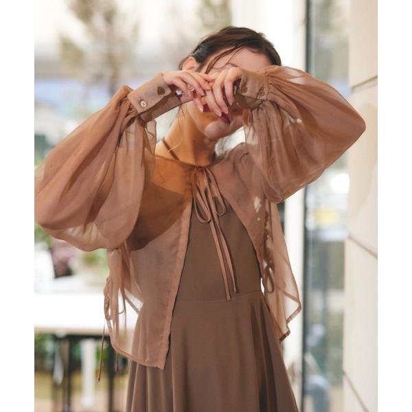 ワンピース sheer bolero camisole dress/ボレロ付キャミワンピース「Sサイ...