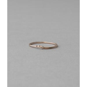 ete（エテ） 指輪 リング 「レイヤード」 K10YG クロス バイカラー