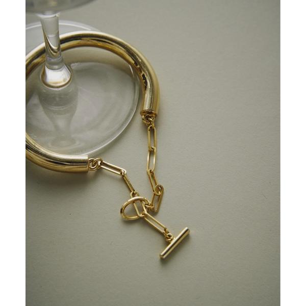 バングル 「金属アレルギー対応」Stem chain bangle/チェーンバングル レディース