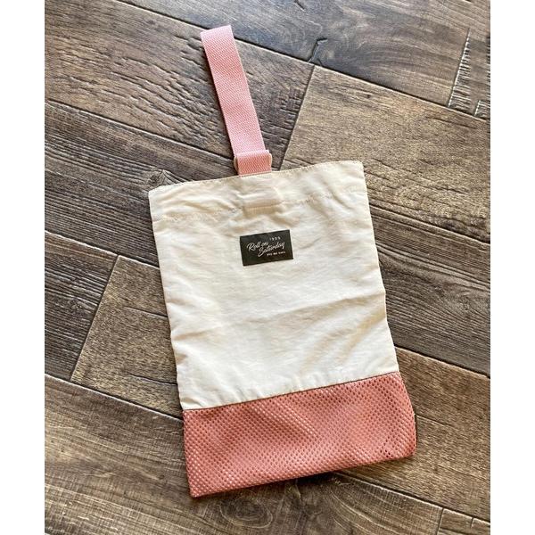 メッシュ切替 シューズバッグ