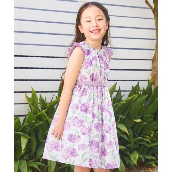 ワンピース 「海やプールに」ボタニカルプリントワンピース（キッズ/110〜130cm） キッズ 子供...