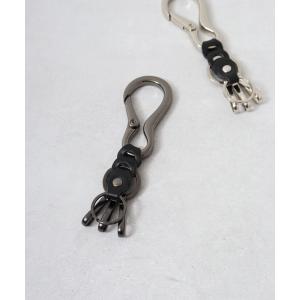 ジャムホームメイドビッグワンカラビナキーリングキーホルダーブラック黒 ジャムホームメイドビッグワンカラビナキーリングキーホルダーブラック