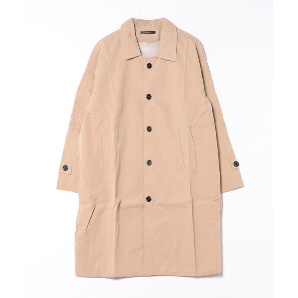 ステンカラーコート コート 「Bz」「LAnGe」 ルーズステンカラージャケット メンズ