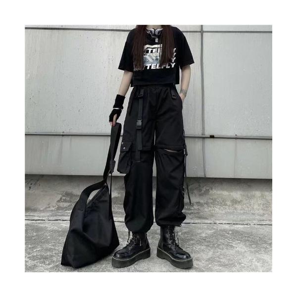 カーゴパンツ 「Bz」絶対領域2WAYセパレートベルトカーゴパンツ レディース