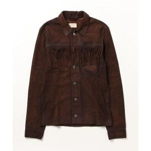 【美品】EMMETI 別注ＪＯＳＥＰＨ　セミダブルスエードライダースジャケット 美品/国内正規 EMMETI エンメティー JOSEPH ジョセフ 阪急別注 ゴート