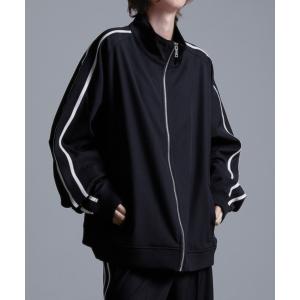 ジャケット ブルゾン ドレープモード ハイネックトラックジャケット