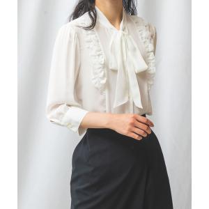 NARACAMICIE（ナラカミーチェ） ブラウス シャツ バブルドットシフォン