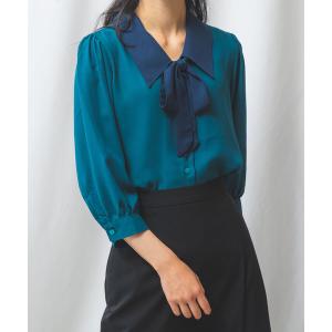 NARACAMICIE（ナラカミーチェ） ブラウス シャツ バブルドットシフォン