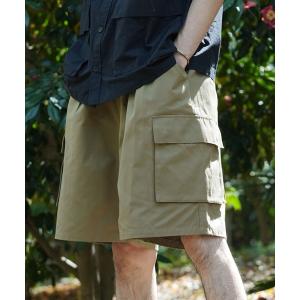 カーゴパンツ SIERRA DESIGNS / シエラデザインズ 別注 コラボ オーバーサイズ ミリタリー ハーフ カーゴパンツ メンズ レディース