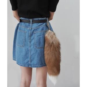 キーホルダー フォックス ファー しっぽ / しっぽキーホルダー / しっぽチャーム / ファーキーホルダー #｜ZOZOTOWN Yahoo!店