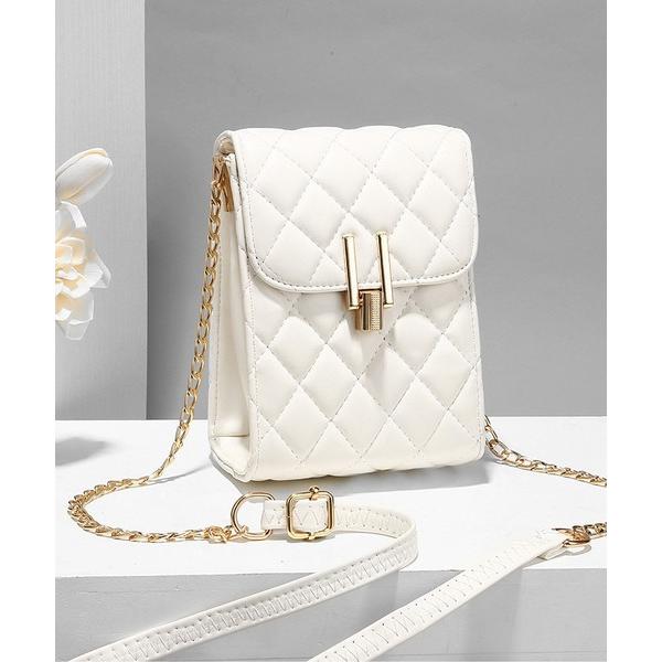 ショルダーバッグ バッグ キルティング　チェーンショルダーバッグ/スマホ入れ レディース