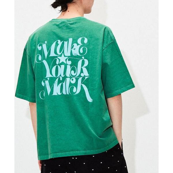 レディース tシャツ Tシャツ 「MAKE YOUR MARK」PIGMENT DYE BACK P...