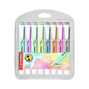 STABILO（スタビロ） ペン スイングクール パステル 8色セット 蛍光