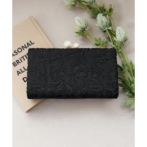 ElegChic クラッチバッグ パーティーバッグ フラワー 刺繍 コード