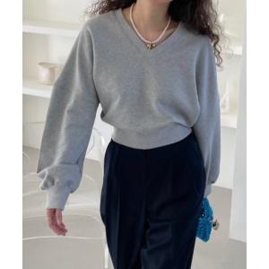 トレーナー スウェット Vネッククロップドスウェット/トレーナー レディース｜ZOZOTOWN Yahoo!店