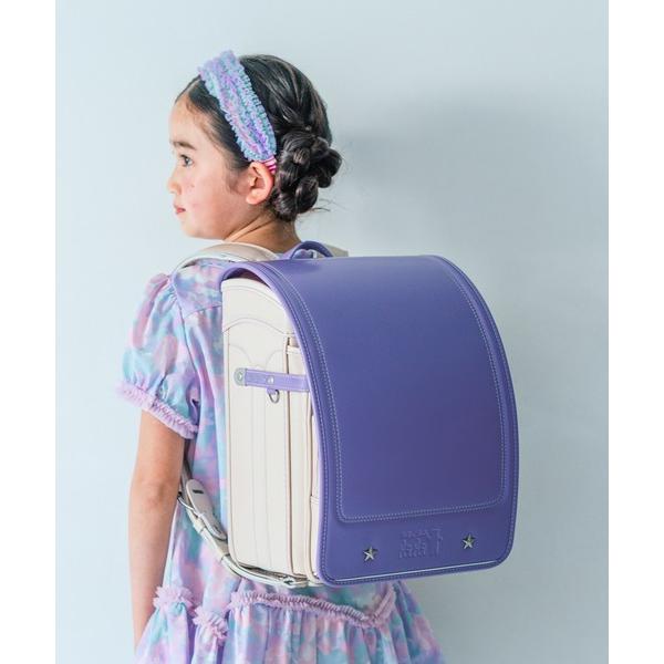 ランドセル 「早期特典付」2027年新入学ランドセル - バイオレットxベージュ（クラリーノ / キ...